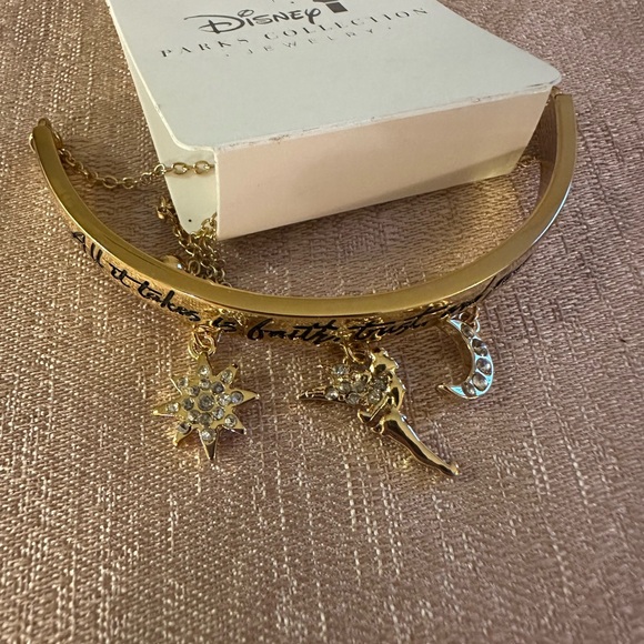 Disney Tinker Bell Charm Bracelet – Faith, Trust, and Pixie Dust - Picture 7 of 12